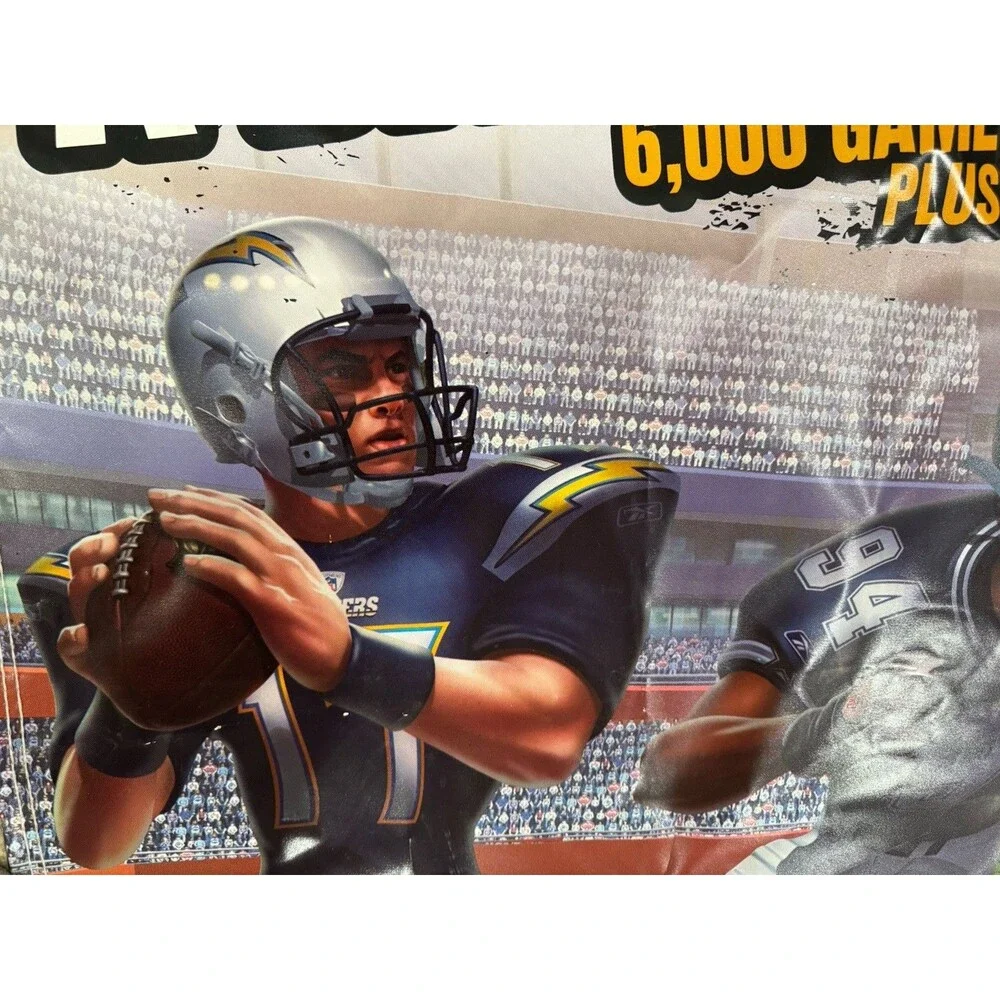 RARE KFC EA Sports Madden NFL 10 Promo Vinyl Banner 53x53 Giant Store Display